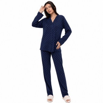 Pijama Cozy Hearts Abotoado