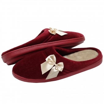 Pantufa Elegance Anatômica em Plush com Pelúcia
