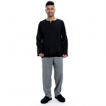 Pijama malha xadrez Masculino