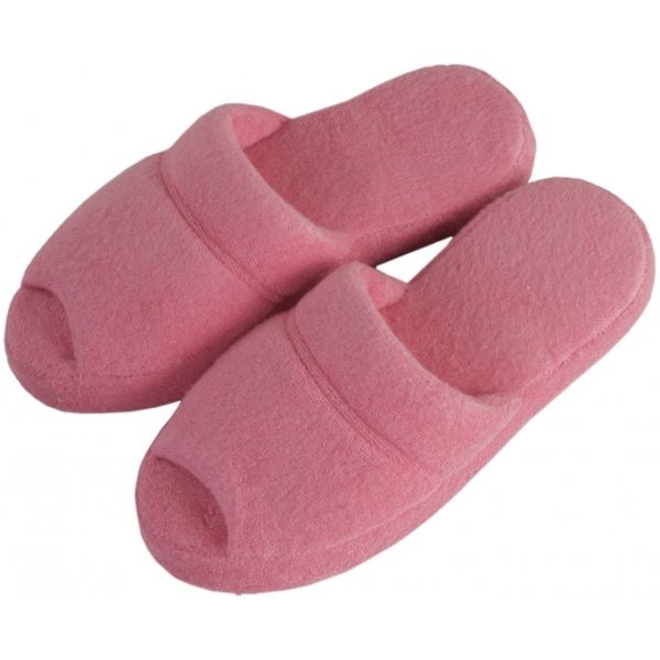 Pantufa Comfort Atoalhada Flexível Espuma 20mm Altura - Rosa