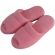 Pantufa Comfort Atoalhada Flexível Espuma 20mm Altura - Rosa