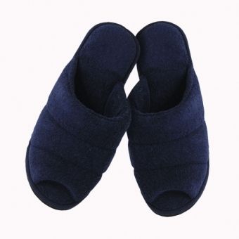 Pantufa Feminina em Atoalhado com  Solado Plano Levite