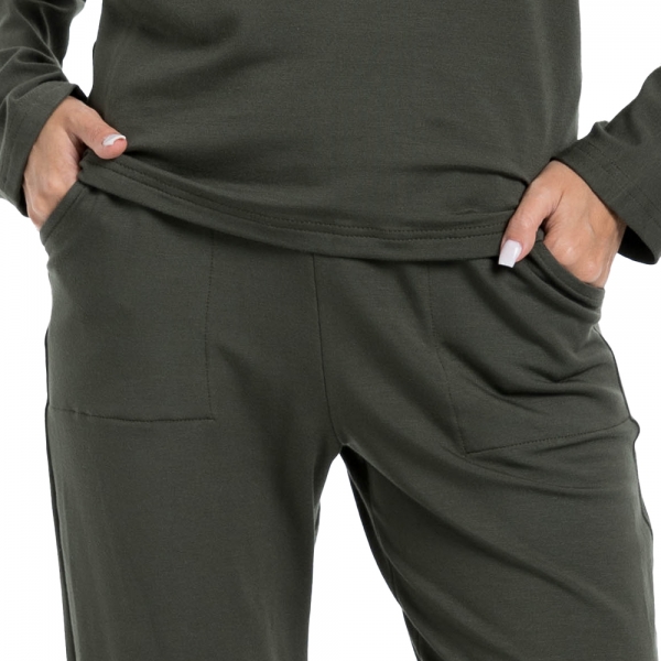 Conjunto Moletinho Feminino - Verde