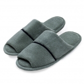 Pantufa Masculina Anatômica Atoalhada - Verde