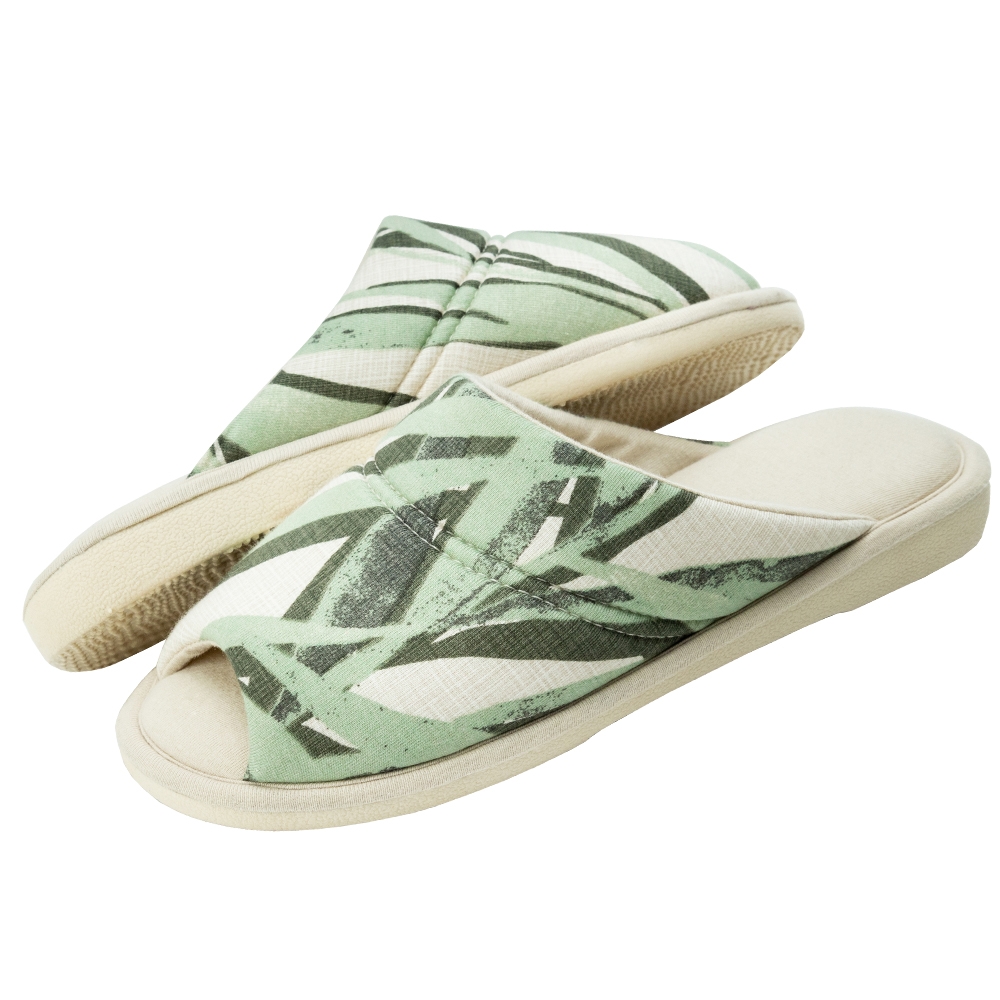 Pantufa Anatômica em Viscolycra Floral com Malha