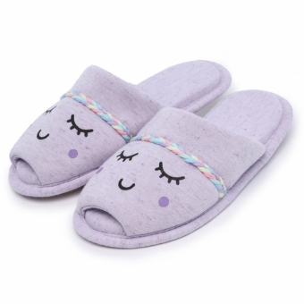 Pantufa Flexível Infantil em Moletinho Carinha