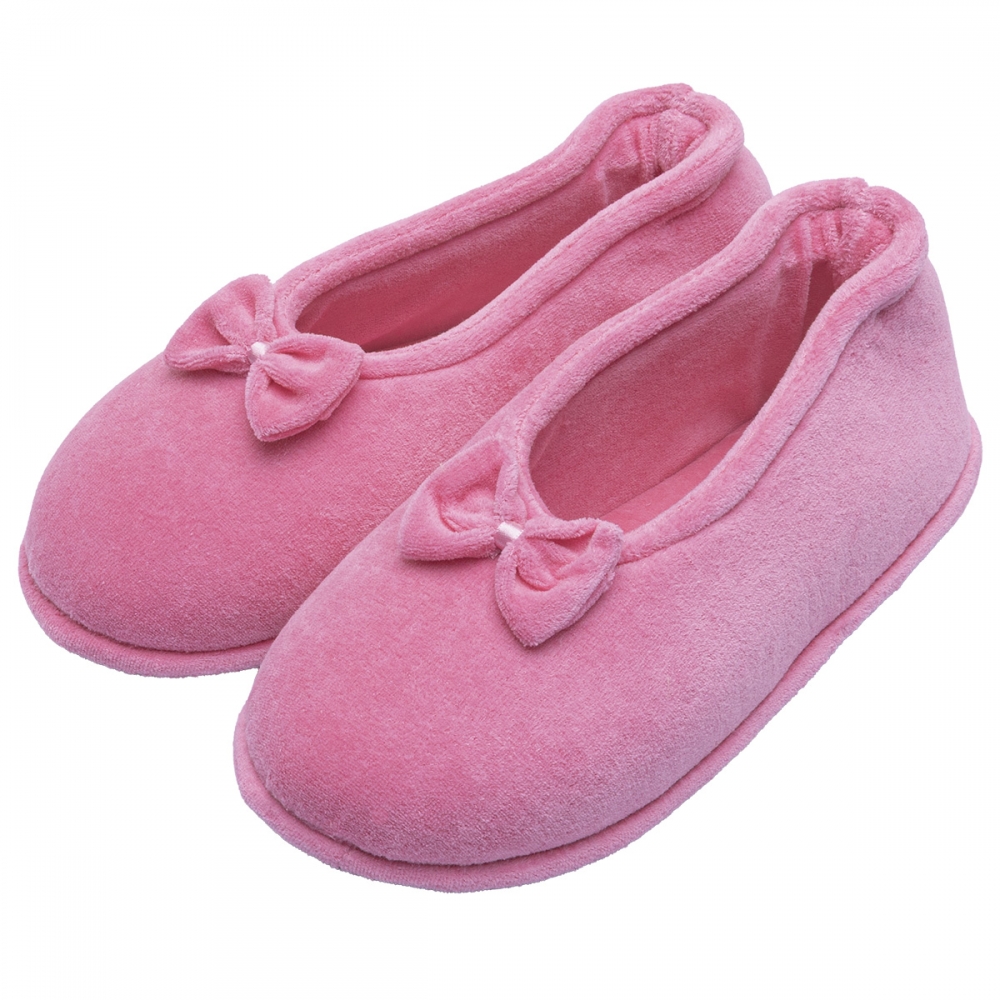 Sapatilha Flexível Plush com Laço PUFF - Rosa