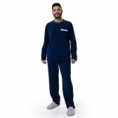 Pijama Ultrasoft Bolso Masculino - Marinho