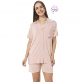 Pijama Americano Liso Premium - Transform, bloom and thrive - Pocelana