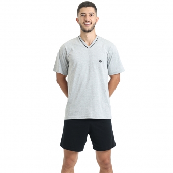 Pijama Masculino em Malha de Algodão - Puff