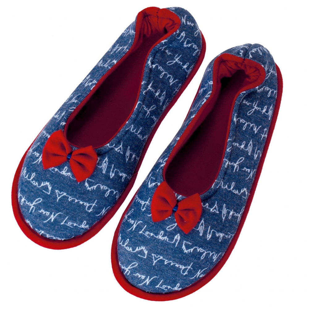 Sapatilha PUFF Malha Jeans - Índigo