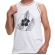 Pijama de Malha 100% Algodão Regata Floral - Chumbo