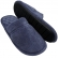 Pantufa Atoalhada Masculina com Espuma Massageadora - PUFF - Índigo
