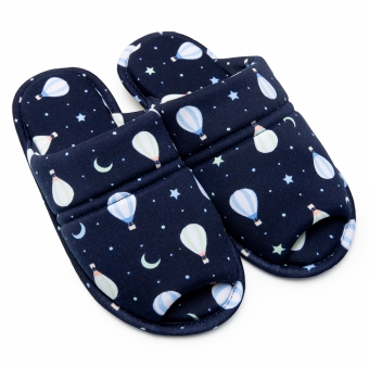 Pantufa Aberta em Modal Summer Antiderrapante