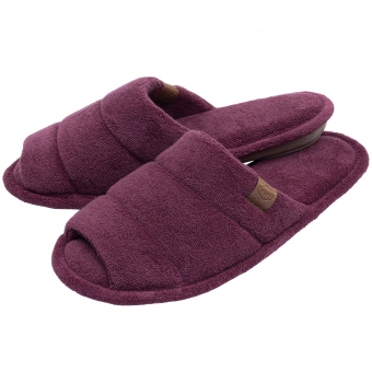 Pantufa Feminina em Atoalhado Solado Anatômico Flexível Puff
