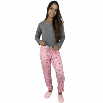 Pijama Puff Modal com Elastano Winter