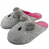 Pantufa Flexível Puff Plush Coala - Rosa