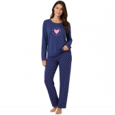 Pijama Feminino Sunshine on a Rainy Day - Marinho