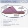 Pantufa Anatômica Malha com laço Cetim - PUFF - Rosa