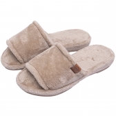 Chinelo Fleece Anatomic Comfort - Bege