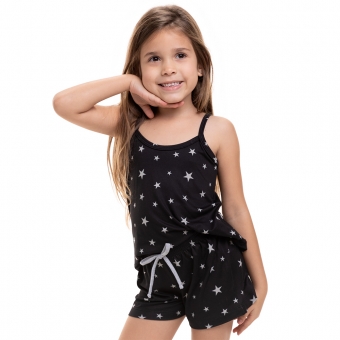 Short Doll Alcinha Infantil em Modal Summer