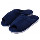 Pantufa Atoalhada com Solado de EVA Anatômico - Marinho