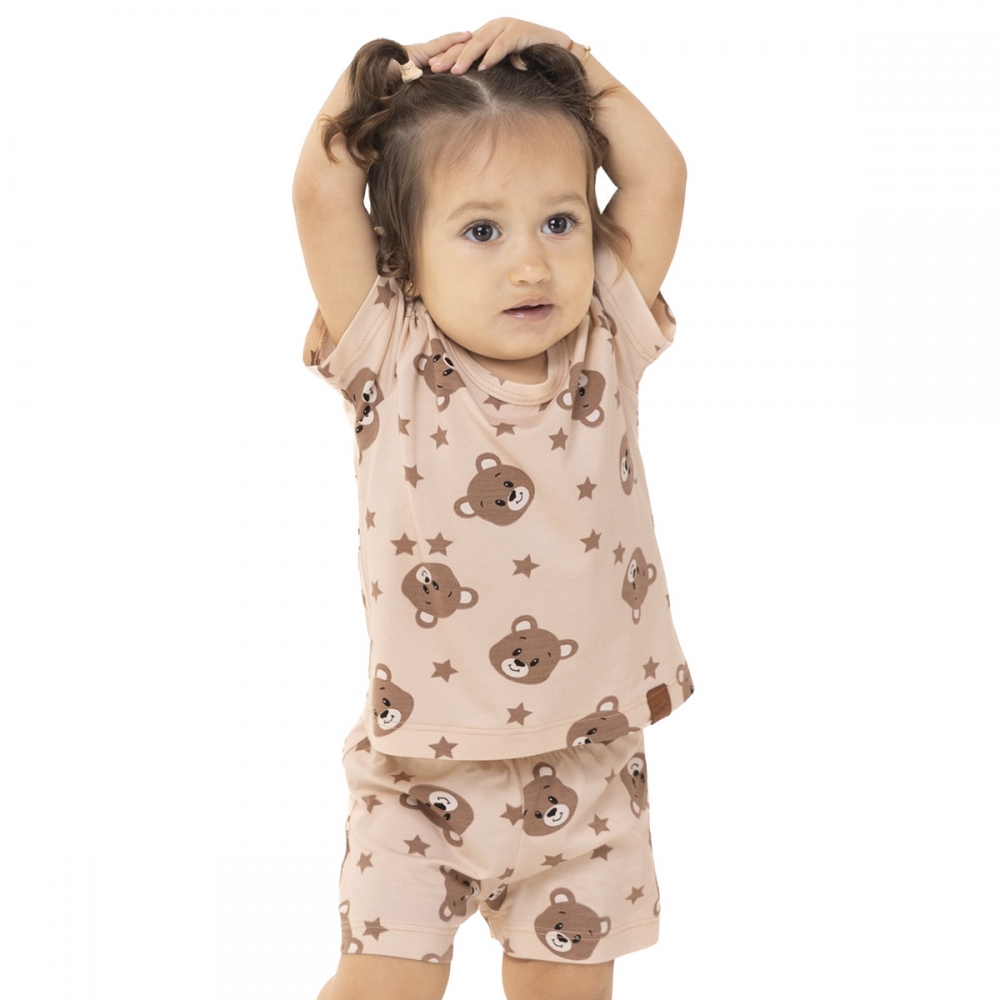 Pijama Bebê Feminino – Sonho de Urso