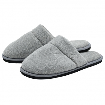Pantufa Atoalhada Masculina - Solado Leve Plano