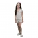 Conjunto Infantil Viscolycra Listrada - Bege