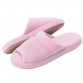 Pantufa Comfort Atoalhada Flexível Espuma 20mm Altura - Rosa Bebê