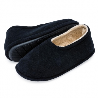 Pantufa Anatômica Flexível Masculina Atoalhada Mocassim