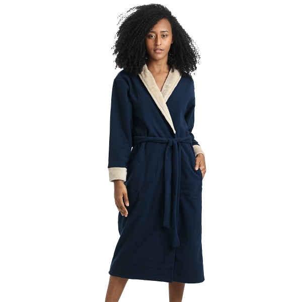 Robe Microsoft com Pelúcia - Marinho