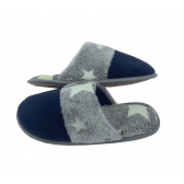 Pantufa Flexível Plush Com Pelúcia Estrela
