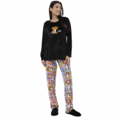 Pijama Inverno Plush e Cotton Light - Estampa Tigre Cute - Única
