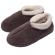 Pantufa Bota Feminina em Plush com Unifloc - Puff - Marrom