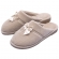 Pantufa Anatômica Plush com Laço Cetim PUFF - Bege
