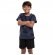 Pijama Masculino Infantil em Malha Floral - Marinho