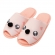 Pantufa Infantil Flexível em Malha Bichinhos - Salmão
