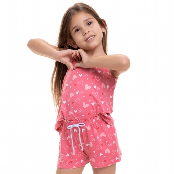 Short Doll Alcinha Infantil em Modal Summer