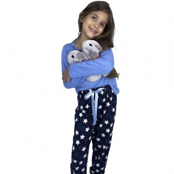 Pijama Infantil Puff Kids Modal Winter Elastano