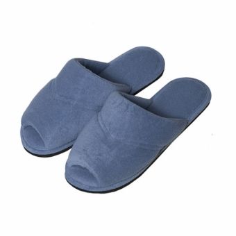 Pantufa Masculina Atoalhada Sola Plana