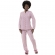 Pijama de Inverno Brush Australiano Abotoado - Estampa Xadrez - Rosa