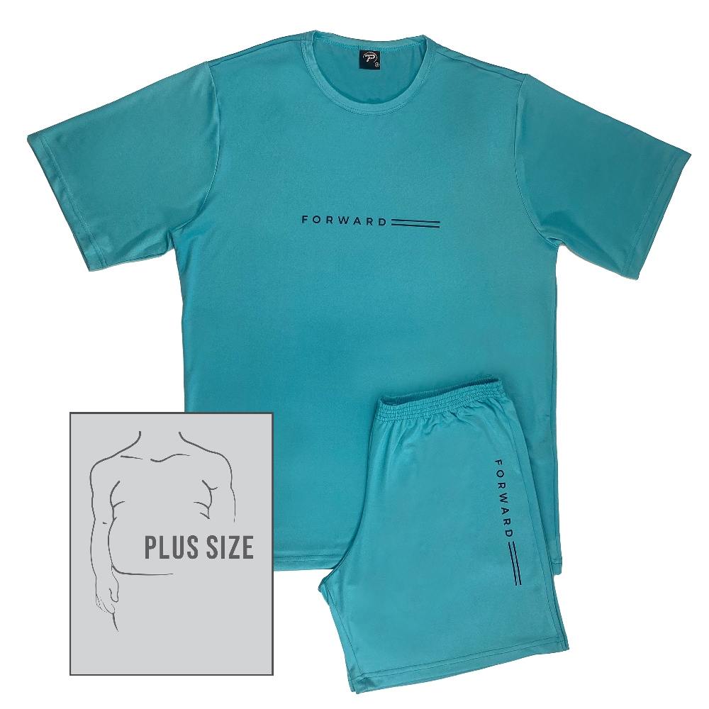 Pijama Modal Summer Liso Forward - Masculino Plus Size - Verde