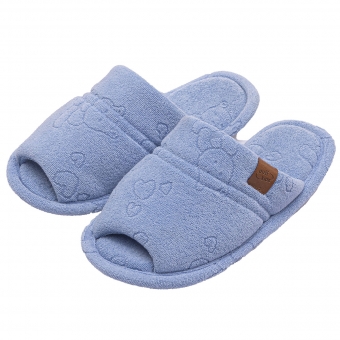 Pantufa Atoalhada Flexível Aventura nos Pés - Puff Kids
