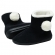 Bota Elegance Anatômica em Plush com Pelúcia - Preto