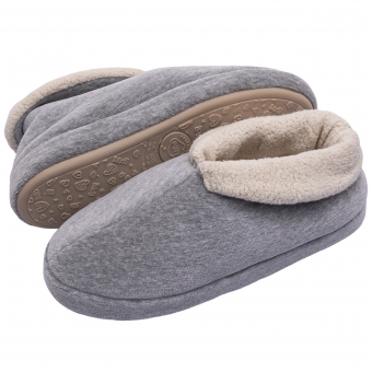 Pantufa Bota Feminina em Plush com Unifloc - Puff