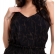 Short Doll Jacquard Alcinha Com Elastano - Preto