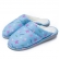 Pantufa Anatômica Eva Malha Pelúcia - Azul
