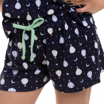 Short Doll Alcinha Infantil em Modal Summer