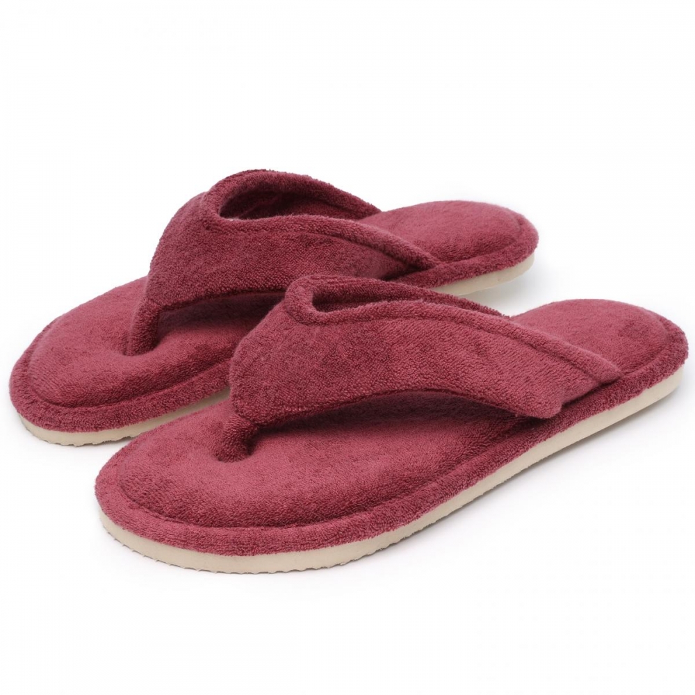 Pantufa Levite em Atoalhado - Bordô